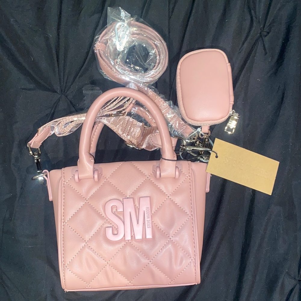 Steve Madden Crossbody Mini Bag in Stone NWT